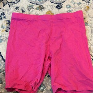 Wonder Nation Vibrant Pink Bike Shorts